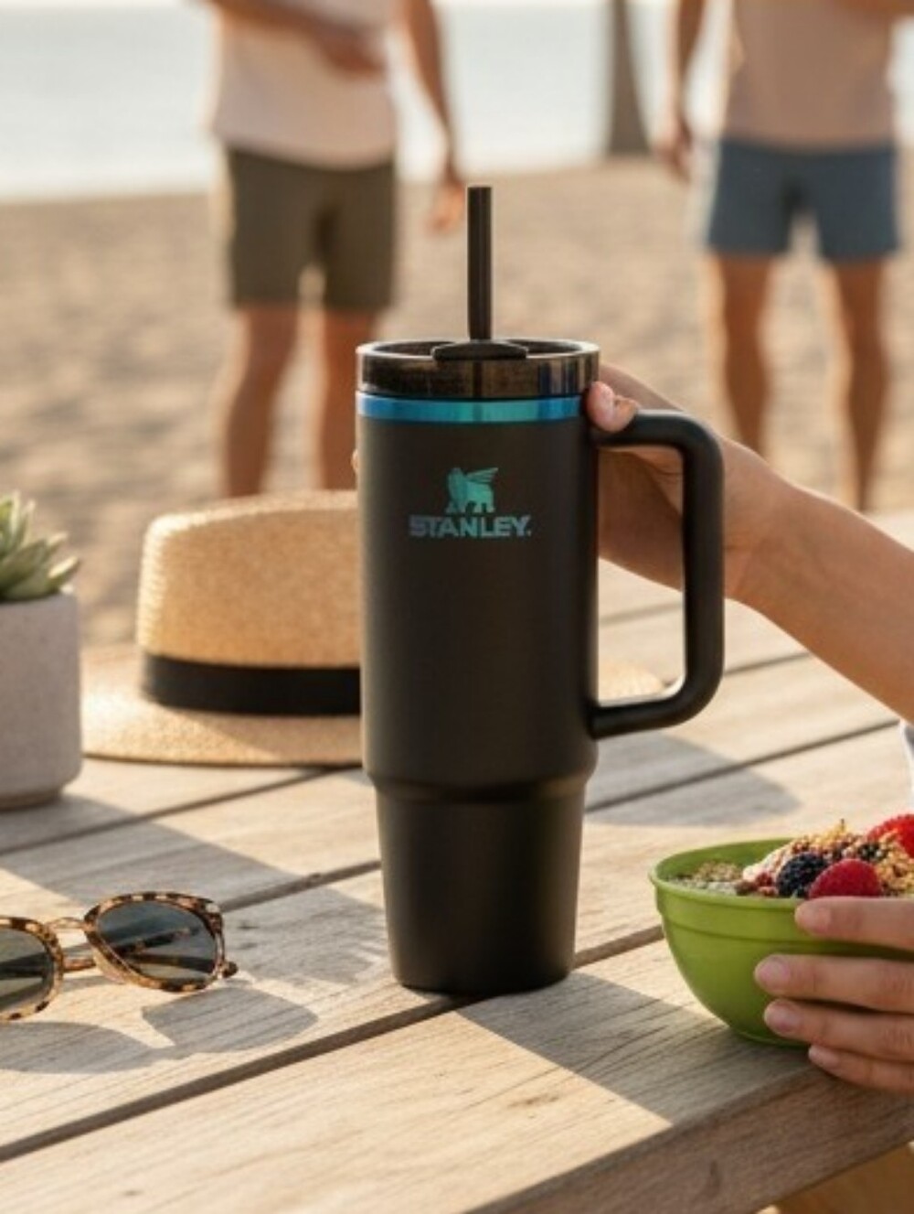 Stanley Black Chroma Collection 30oz Flowstate‎ Quencher H2.0 Tumbler New